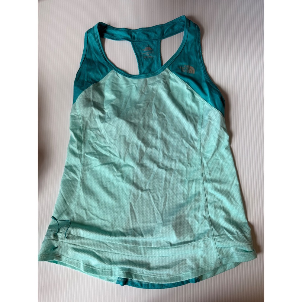 The North Face Tank Top‎ Racerback Athletic Workout Top Teal Blue M